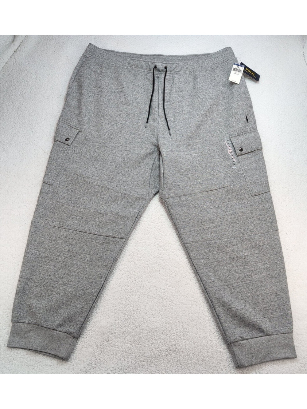 Polo Ralph Lauren Men's 3XB Gray Cargo Sweatpants NWT Big & Tall Jogger Style